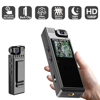Mini cámara corporal L9WIFI WiFi 1080P, grabadora de video portátil HD con pantalla lateral, cámara de acción inalámbrica con control por aplicación para reuniones al aire libre.