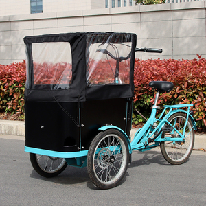 Triciclo Elettrico Olandese per Adulti / Bici <span class=keywords><strong>Cargo</strong></span> / Bakfiets / Cargobike con Rimorchio Anteriore per Carico/Passeggeri - Product Image 1