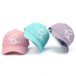 Economic and Reliable 6 Panel Women Structured 100 % Cotton Various Color 3D Embroidered <b>Ponytail</b> Baseball Hat - Product Image 1