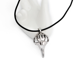 Collar con Colgante de Calavera de Ave para Mujer y Hombre, Collar de Bellatrix Lestrange, Cazador de la Muerte, Serie de Películas Clásicas - Product Image 4