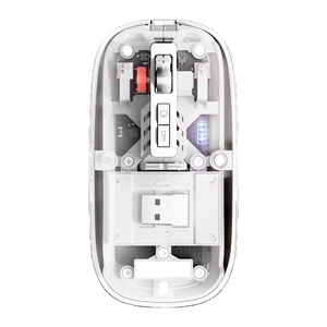 <span class=keywords><strong>Mini</strong></span> sạc quang không dây chuột trong suốt với LED Backlit thiết kế mới cả hai tay theo dõi trong kho - Product Image 3