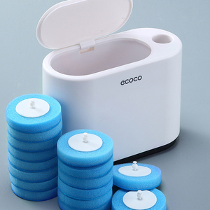Sistema de Limpieza de Inodoros Desechable - Cabezales de Repuesto de Esponja de PP Portátiles con Soporte de Pared |   Kit Ecológico Antiarañazos - Product Image 2