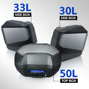<span class=keywords><strong>Top</strong></span> <span class=keywords><strong>case</strong></span> et sacoches latérales complètes pour moto Honda NT1100, coffre arrière, bagages latéraux, kit de 3 valises, parfait pour les voyages - Product Image 1