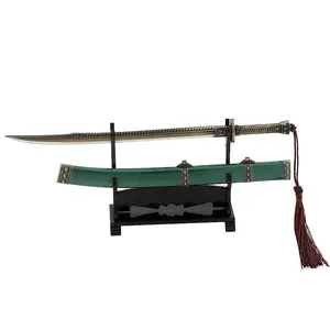 Pedang Mainan Paduan Seng Pedang Qianlong Kaisar Dinasti Qing Tiongkok 22Cm 66G