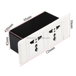 Tiêu chuẩn Châu Âu điện dải EU ổ cắm văn phòng bàn nhúng <span class=keywords><strong>USB</strong></span> và TYPE-C sạc nhanh sạc với <span class=keywords><strong>2</strong></span> AC cửa hàng - Product Image 6