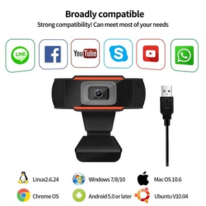 Cámara web CMOS de 720P con soporte ajustable Plug and Play USB 2,0 Videoconferencia y transmisión en vivo para <span class=keywords><strong>PC</strong></span> y cámara web para computadora portátil - Product Image 3