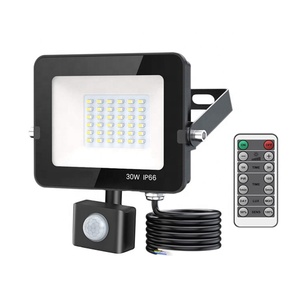 Chạng vạng để bình minh cảm biến không thấm nước an ninh Chiếu Sáng 30W 50W 100W Đèn pha không thấm nước di chuyển <span class=keywords><strong>Detector</strong></span> LED Flood <span class=keywords><strong>Light</strong></span> ngoài trời - Product Image 1