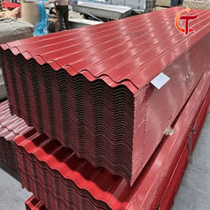 Hojas de techo de acero corrugado galvanizado prepintado de color RAL Placa de azulejo de metal de techo de aluminio Certificado ASTM - Product Image 6