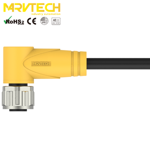 ข้อต่อสายเคเบิลแบบข้อศอก M12 รุ่น A-code ของ Marvtech สำหรับระบบอัตโนมัติในโรงงาน, กล่องเซ็นเซอร์/แอคทูเอเตอร์ - Product Image 4