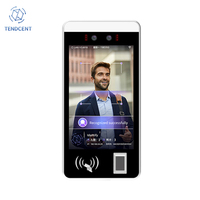 Sistema de Control de Acceso y Asistencia con Reconocimiento Facial Biométrico y Huella Dactilar, Pantalla Táctil, OEM/ODM para Registro de Entrada/Salida de Empleados