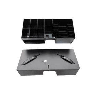 Hochwertige Metall-Kunststoff POS-Kassenschublade ComPOS-Schublade mit 6 Schein-/8 Münzfächern und Geldzählmaschine - Product Image 5