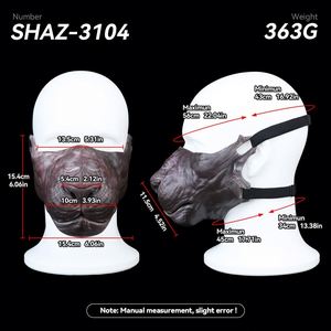 Máscaras de Perro con Diseño de Monstruo al por Mayor para Halloween, Máscara Tallada Ajustable, Máscara Facial BDSM para Juegos Sexuales, Disfraces y Fiestas - Product Image 6