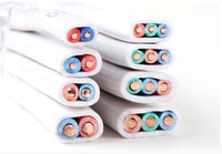 Hochwertiges Kupferkern-PVC-Isoliertes BVVB Flachkabel 2*2,5 2*1,5mm für Bauingenieurwesen und Elektrische Anwendungen