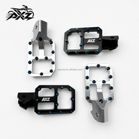 Repose-pieds en aluminium CNC de 62 mm de large, anodisés bleus, avec clous antidérapants, kit de performance pour moto tout-terrain Surron Light Bee X Ultra Bee