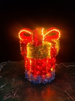 Boîte pliable 3D lumières papillon géant étanche LED boule étoile pôle décorations ampoules de noël arbre paysage extérieur IP65