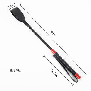 HM PU/Echtes Leder Exotic Flogger Mehrere Länge BDSM Fetisch Reiten Peitsche Hintern Bestrafung Neuheit Prügel paddel für Liebes spiel - Product Image 6