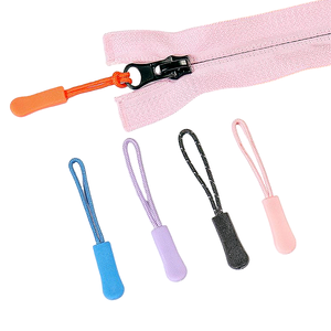 Tiradores de Cremallera de TPU Azul Cielo para Ropa, con Deslizador Sin Bloqueo Libre de Níquel y Tamaño Personalizable - Product Image 5