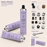 Tube en aluminium pliable personnalisable vide de 30 ml, 50 ml, 60 ml, 80 ml, 100 ml pour crème solaire, lotion corporelle et soins de la peau