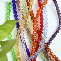 Perles de verre cristal 2/3/4/6/8/10/12mm, vente en gros prix d'usine, perles de verre en forme de globe à 32 facettes, accessoires de bijoux