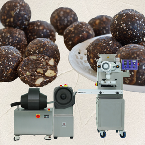 Petite machine à boules énergétiques Machine à boules de tamarin au <span class=keywords><strong>rhum</strong></span> Bouchées protéinées Mini ligne de production automatique de boules de pâte à l'avoine - Product Image 5