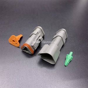 <span class=keywords><strong>DT06</strong></span>-<span class=keywords><strong>2S</strong></span>-<span class=keywords><strong>E008</strong></span> Deutsch DT <span class=keywords><strong>E008</strong></span> series ขั้วต่อ DT ชายและหญิงพร้อมหางหดตัว - Product Image 3