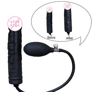 インフレータブル拡張可能なリアルなバットプラグディルドアナルセックスクイックリリースポンプ - Product Image 4