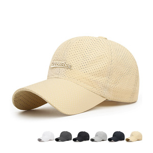Unisex <b>Baseball</b> <b>Cap</b> Mesh Quick Dry Sun Protection Breathable Duckbill Hat For Outdoor Sports And Casual Wear - Product Image 1