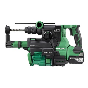 Marteau perforateur électrique HiKOKI 18V sans balais avec système de collecte des poussières pour béton, bois et acier - Product Image 1