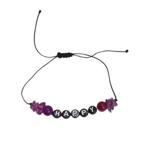 Pulsera Trenzada con Letras en Inglés de Energía Positiva Minimalista, <span class=keywords><strong>la</strong></span> Más Vendida, para Parejas, <span class=keywords><strong>Amistad</strong></span>, Hecha a Mano - Product Image 5
