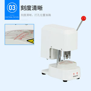 Máquina perforadora de lentes para gafas Wenbang 10B de tres orificios con luz LED para la fabricación de muestras, primavera 2023, fabricada en Zhejiang. - Product Image 2