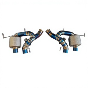 Système d'échappement arrière Valvetronic en titane de qualité supérieure Vortex Grade 5 pour Ferrari F12 812 GTS - Product Image 3