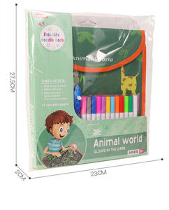 Venta caliente juguete educativo DIY Color Graffiti tablero de dibujo portátil pizarra libro para niños - Product Image 2