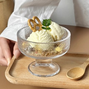 Gobelets à dessert en verre sculptés en forme de pied de <span class=keywords><strong>nain</strong></span>, bols à glace pour sundae et noix, coupes à parfait aux fruits, verres à cocktail pour les fêtes - Product Image 3