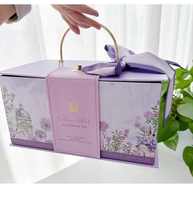 Fabrication de boîte cadeau de mariage de luxe en carton recyclé avec logo personnalisé pour cadeau de mariage boîte d'emballage de parfum cosmétique pour vêtements