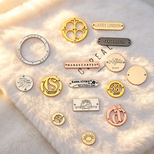 Metal Labels Zinc Alloy Embossed Custom Logo for Hoodies Sweatshirts Casual Garments Factory Wholesale Bulk OEM Service - Product Image 6