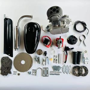 Silver 100CC <strong>Bicycle</strong> <strong>Engine</strong> with Large Cylinder Head Essential <strong>Bicycle</strong> Parts - Product Image 4