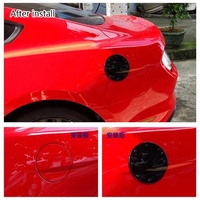 Accessoires d'extérieur de voiture Couvercle de réservoir d'essence noir brillant pour camion Couvercle de réservoir de carburant pour Ford Mustang