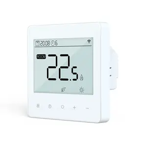 Meilleur thermostat de chauffage par le sol rayonnant de pièce programmable d'écran tactile pour la chaudière de gaz