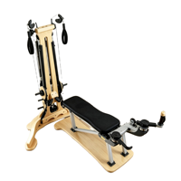Bois de hêtre massif de qualité commerciale pour unité de tour à poulies, équipement de fitness à mouvement en spirale, portable et réglable pour studio de yoga
