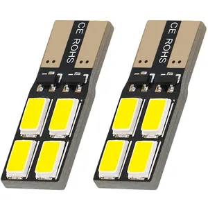 Luzes Led de 12 volts W5w T10 Led Canbus 5730 8smd Instrumento Dome Leitura Luz Luces Led T10 Peças e acessórios do carro