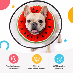 ปลอกคอสุนัขแบบเรียบง่ายขายส่ง ODM OEM แบรนด์ดัง ดีไซน์ป้องกันสองชั้น สวมใส่สบาย ปลอกคอสุนัขแบบสั่งทำพิเศษสำหรับพาเดินเล่น - Product Image 5