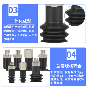 Ventouse robotique mini en silicone SMC haute puissance ZPT2/3/4/6/8US/UN-A5/B5 – Lève-charge à vide - Product Image 5