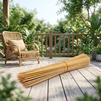 Brochettes jetables biodégradables en bambou pour barbecue, 30cm 40cm 50cm, emballage personnalisé disponible
