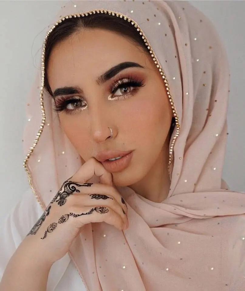 Sciarpa hijab in chiffon con catena in pietra hijab in chiffon di cristallo di vendita calda