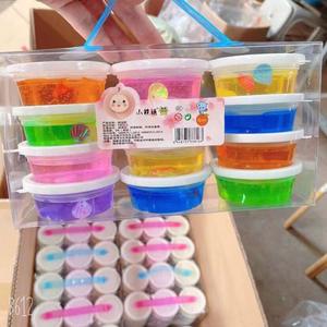 Goma de mascar de alta transparencia, paquete de 12, divertida y lúdica, 12 colores de goma de mascar, puré de frutas, puré de conchas marinas, dorado perlado - Product Image 2