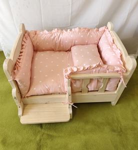 คอกสุนัขไม้เนื้อแข็งพร้อมที่ถอดออกได้และซักได้เฟอร์นิเจอร์สัตว์เลี้ยงสำหรับแมว - Product Image 5