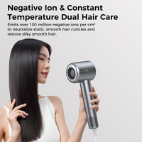 Sèche-cheveux compact professionnel YX-V11 1600W à moteur BLDC haute vitesse, ionique, 3 vitesses, 3 réglages de chaleur, fonction air froid, idéal pour les hôtels