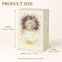 Boîte de rangement en gros pour figurines de collection avec fenêtre de présentation et tiroir coulissant pour les marques de jouets, les magasins de détail et les distributeurs