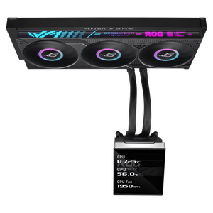 Nouveau Refroidisseur Liquide AIO pour <span class=keywords><strong>CPU</strong></span> ROG Strix SLC IV 360 ARGB LCD 2026 Noir avec Écran LCD IPS de 5,08 pouces et Tube Raccourci de 250 mm pour PC de Jeu - Product Image 3