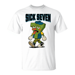 T-shirt Sick Seven, costume d'Halloween, design tendance et populaire, taille adulte unisexe - Product Image 2